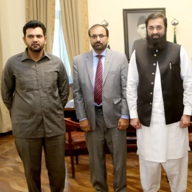 Meeting with dignitaries